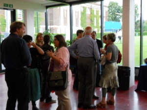 Delegates mingling at the NSRN 2012 Conference in London. 